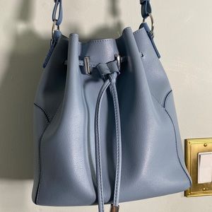 Zara Baby Blue Bucket Bag